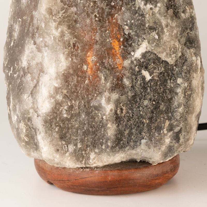 Graue Himalaya-Salzlampe aus Natursalz - 3-5 kg