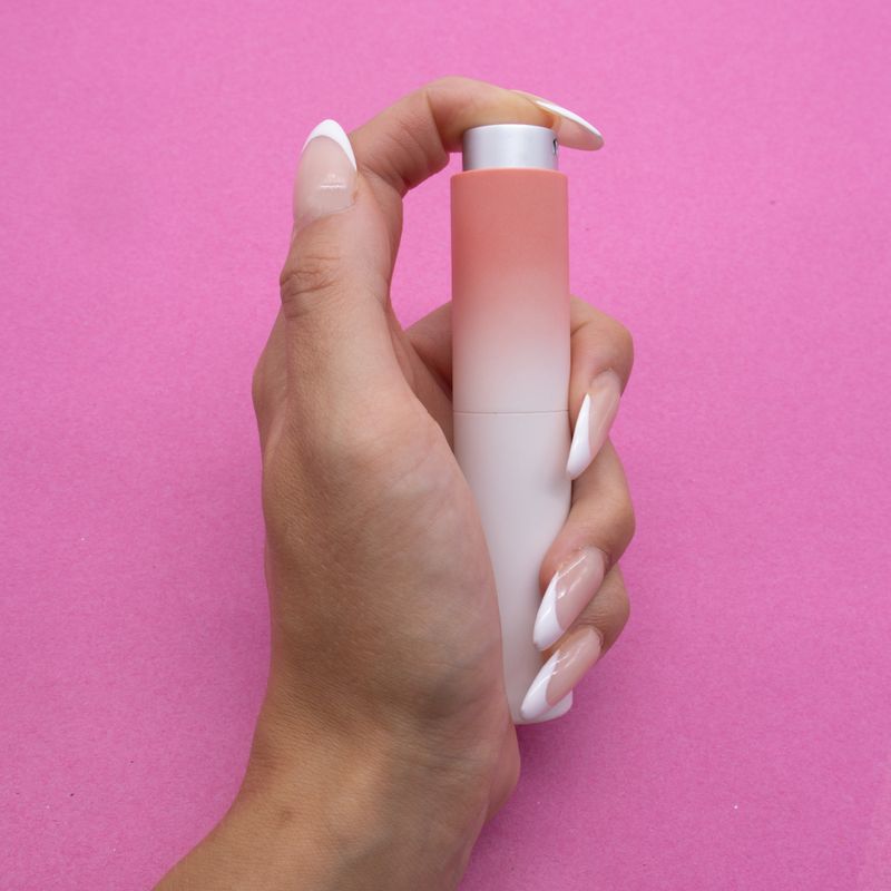Parfüm-Zerstäuber zum Drehen – 10 ml – Rosa schattiert