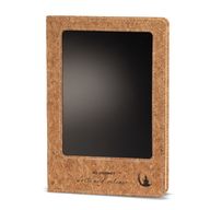 Intention Notizbuch - LCD-Wischbildschirm - Korkleder-Effekt - Messingblatt - 80 Blätter