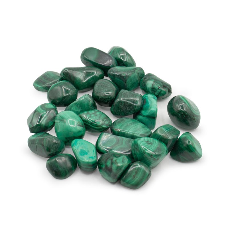 Afrikanischer Edelstein Malachit - Größe 5 - 16 mm (KG)