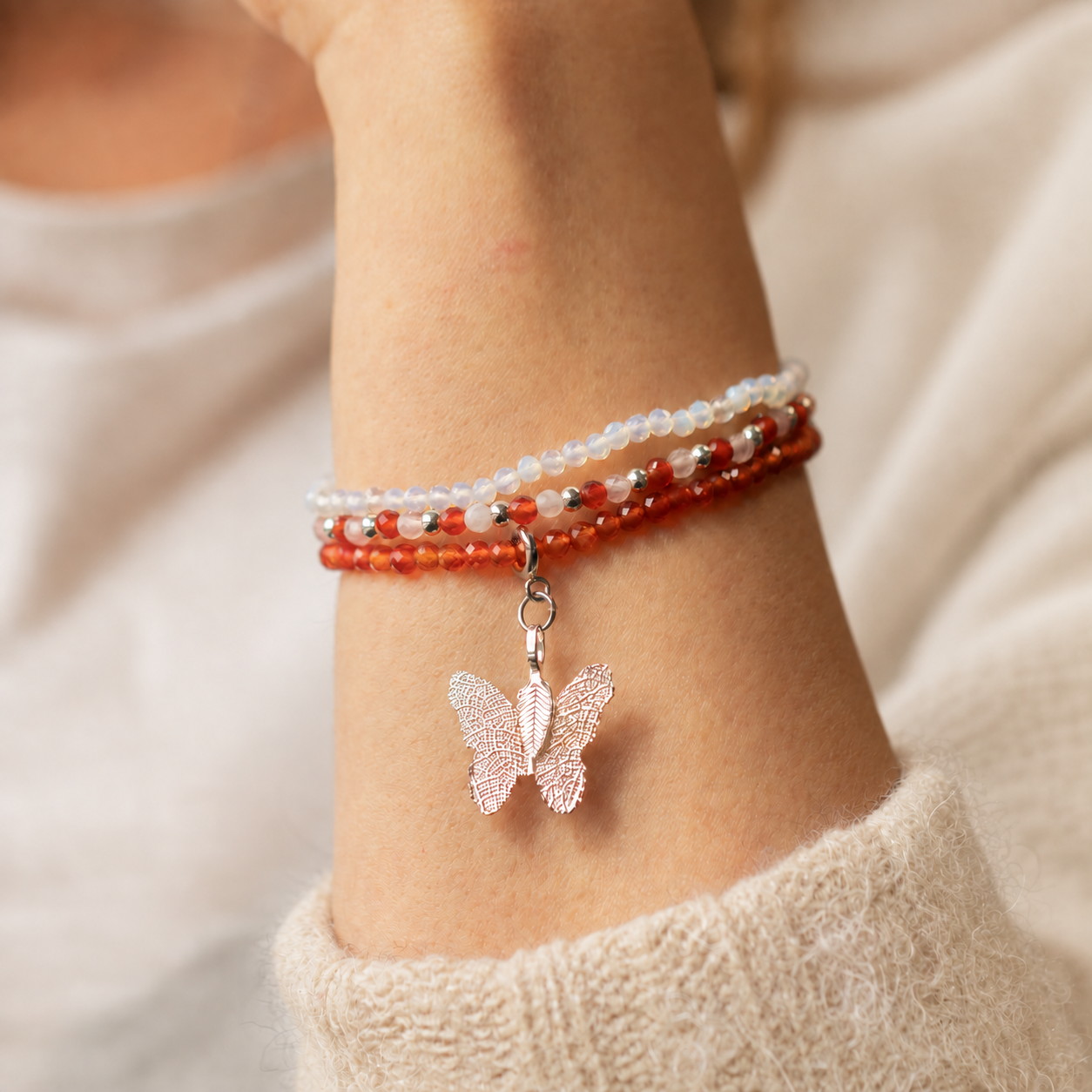 Nymph Spirit Edelsteinarmband-Set