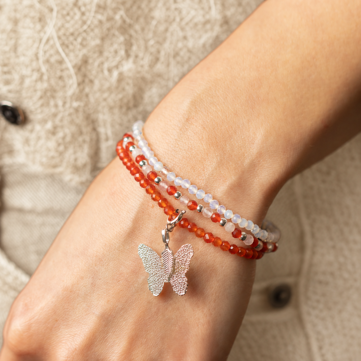 Nymph Spirit Edelsteinarmband-Set