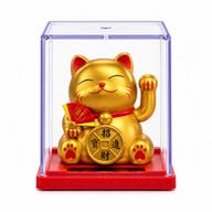 Mini Solarbetriebene Geldkatze in Box - Gold