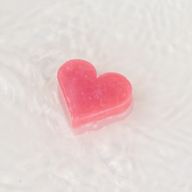 Herz-Gästeseifen - Wilde Rose
