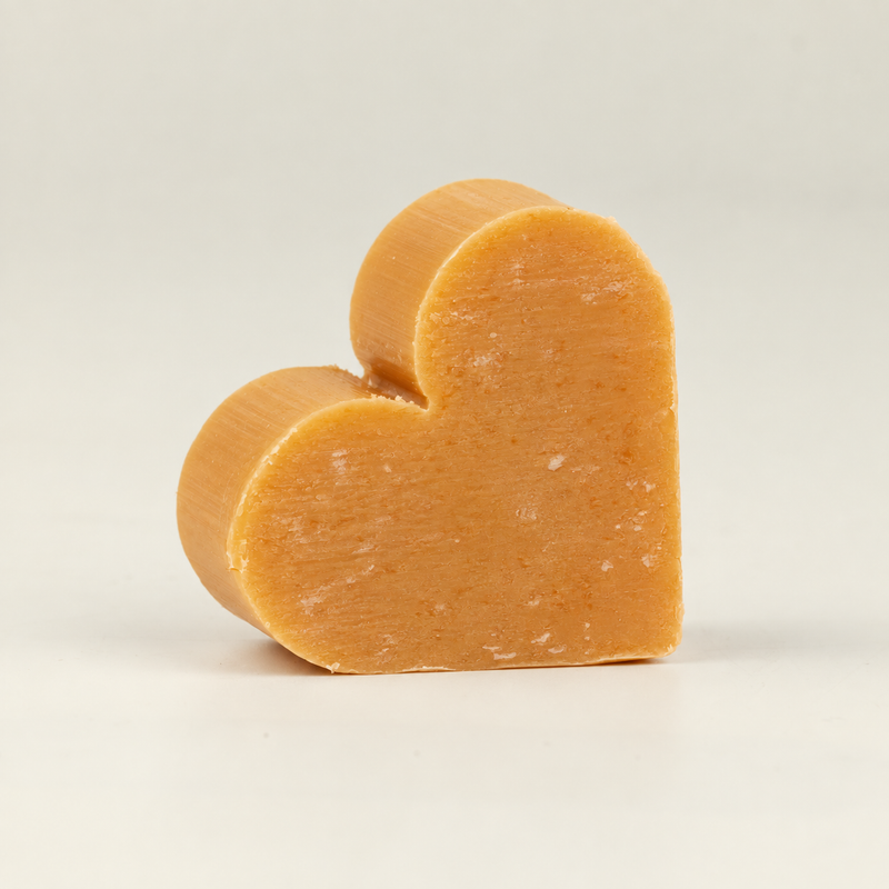 Herz Gäste-Seifen - Orange & Warmer Ingwer