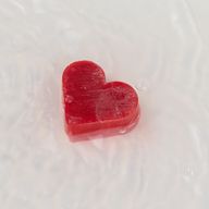 Herz-Seifen für Gäste - Himbeere