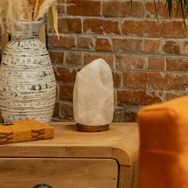 Kristall-Rock-Himalaya-Salzlampe – inkl. Basis, ca. 2–3 kg
