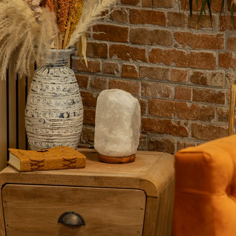 Crystal Rock Himalaya-Salzlampe - und Basis ca. 3-5 kg