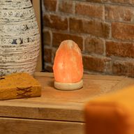Hochwertige USB-Natursalzlampe - 11,5 cm (multi)