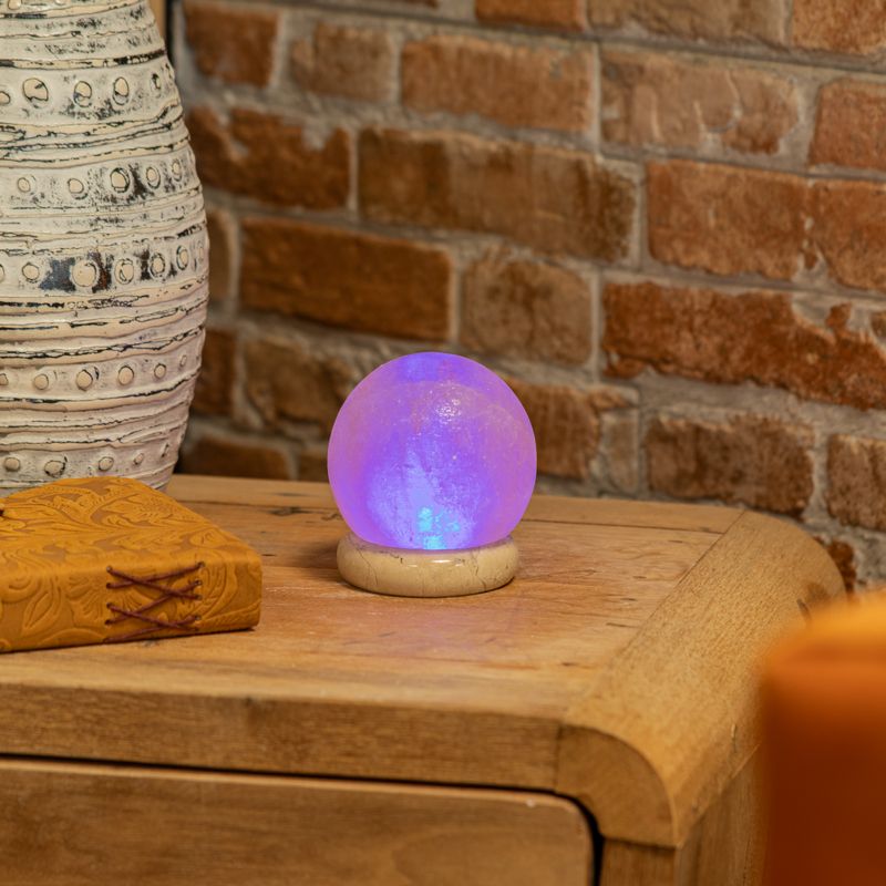 Qualitäts-USB-Ball-Salzlampe - 8 cm (multi)
