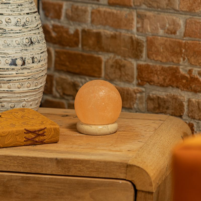 Qualitäts-USB-Ball-Salzlampe - 8 cm (multi)