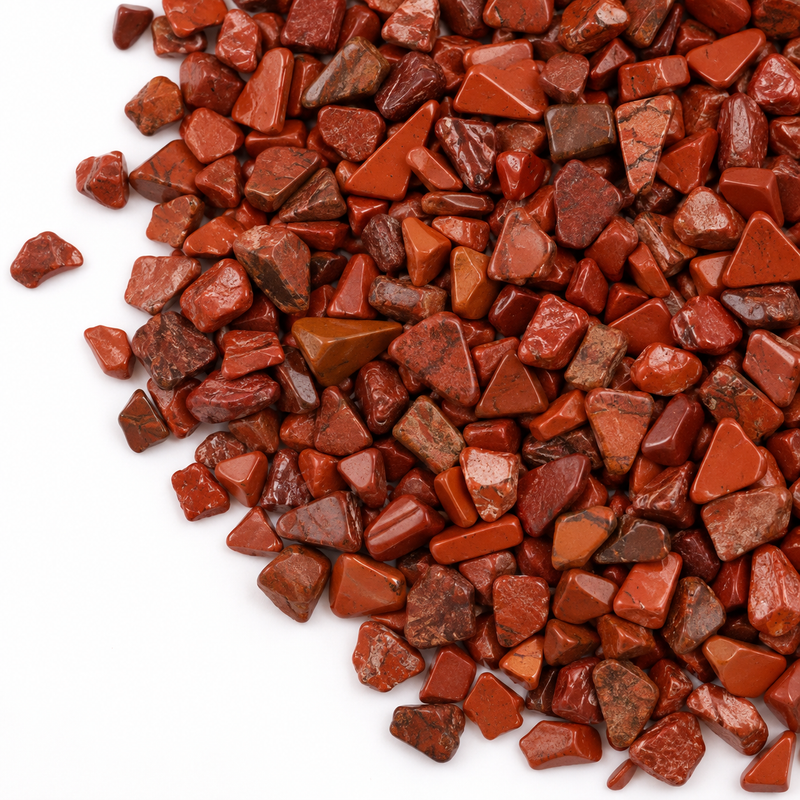Roter Jaspis Edelsteinsplitter lose - 1 kg