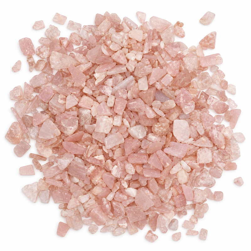 Rosenquarz Edelsteinsplitter Großpackung - 1 kg
