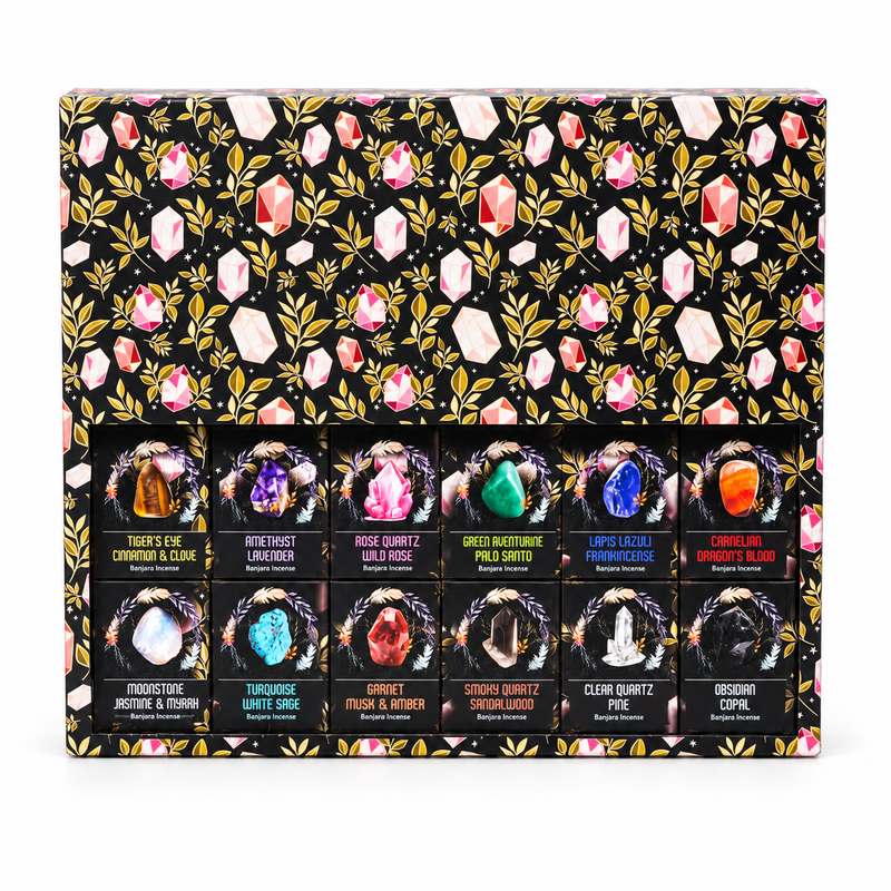 Banjara Kristall-Edelstein-Display-Set
