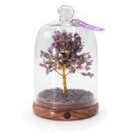 Edelstein-Kuppelgarten – Amethyst & LED-Lichter – 200 Splittersteine