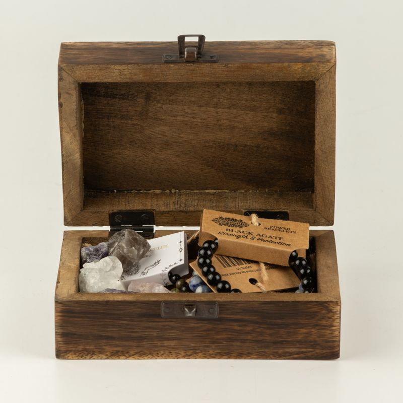 Mittlere emaillierte Box – Kompass des Lebens