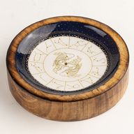 Sternzeichen Mini-Schale & Räucherstäbchenhalter – Fische