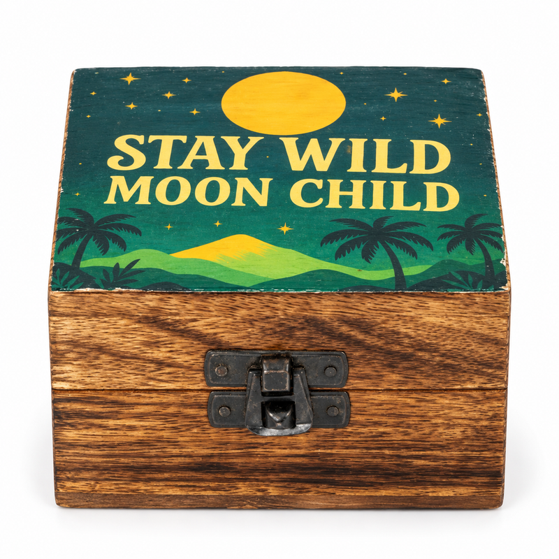 Kleine emaillierte Dose – Stay Wild Moon Child