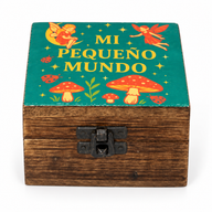 Kleine emaillierte Dose – Mi Pequeno Mundo