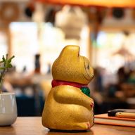Klassische Glückskatze (Maneki-neko)