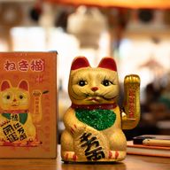 Klassische Glückskatze (Maneki-neko)