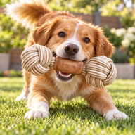 PAW Haustierspielzeug – Kaffeebaum-Kaustab – Double Trouble Tug