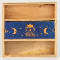 Blue Moon Phases Tarot-Tablett mit Kartenhalter