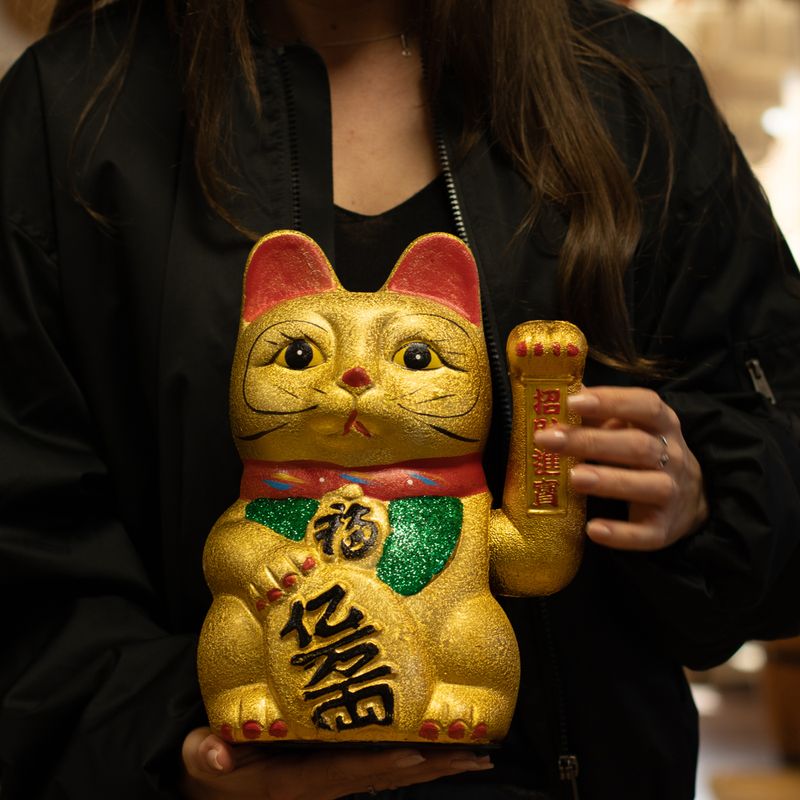 Winkekatze, extra groß