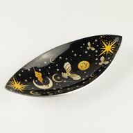 Emaillierte Räucherschale – Aluminium – Enchanted Night Owl