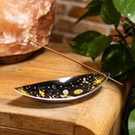 Emaillierte Räucherschale – Aluminium – Enchanted Night Owl