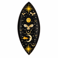 Emaillierte Räucherschale – Aluminium – Enchanted Night Owl
