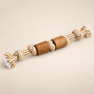 PAW Haustierspielzeug – Kauspielzeug aus Kaffeebaumholz – Trail Born Tug