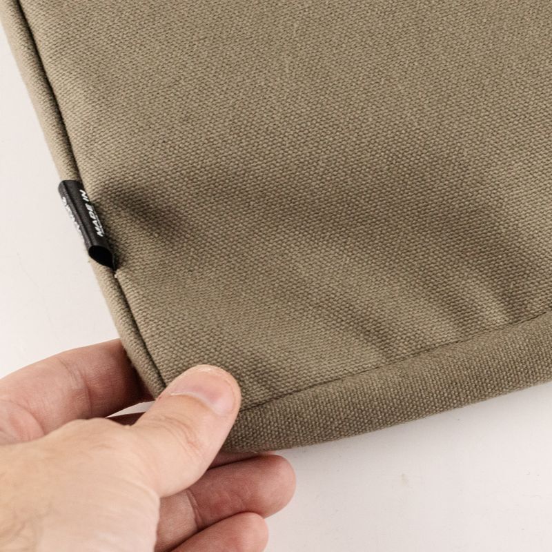 Große Laptop-Tasche aus Canvas – Oliv