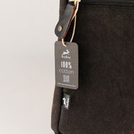 Stonewashed Laptoptasche (groß) – Anthrazitgrau