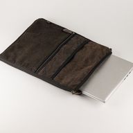 Stonewashed Laptoptasche (groß) – Anthrazitgrau