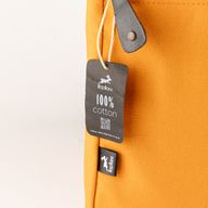 Große Laptop-Tasche aus Canvas – Orange