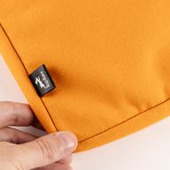 Große Laptop-Tasche aus Canvas – Orange