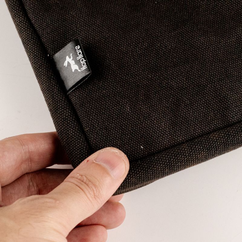 Stonewashed Laptop-Tasche für unterwegs – Anthrazit