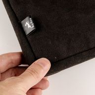 Stonewashed Laptop-Tasche für unterwegs – Anthrazit
