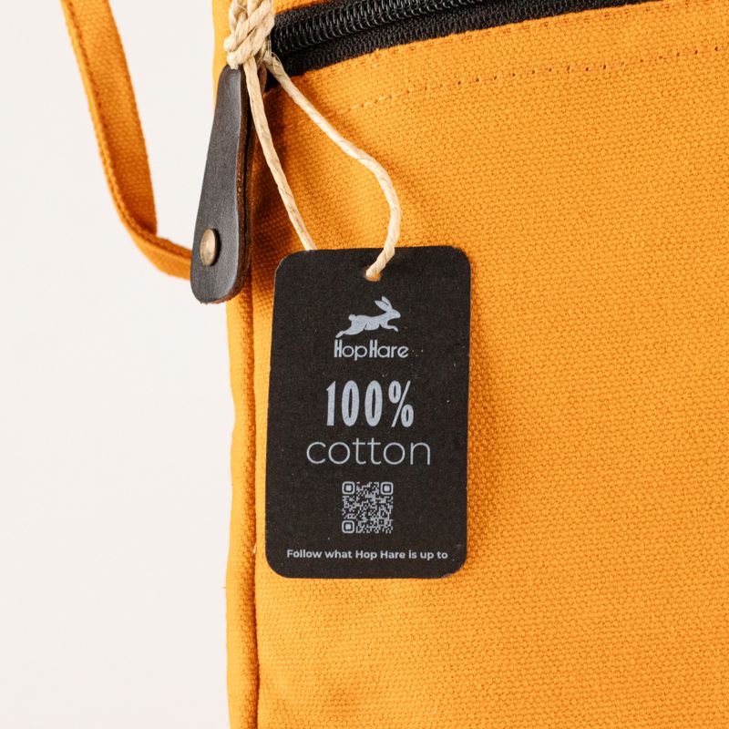 Canvas-Laptoptasche für unterwegs – Orange