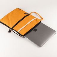 Canvas-Laptoptasche für unterwegs – Orange