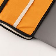 Canvas-Laptoptasche für unterwegs – Orange