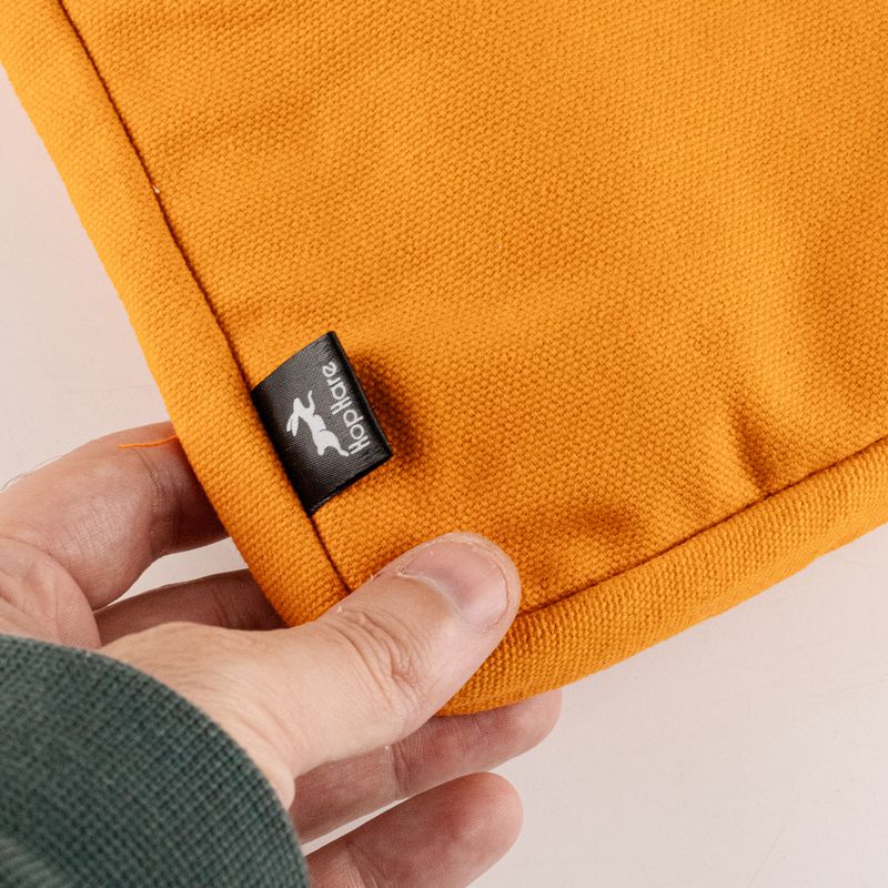 Canvas-Laptoptasche für unterwegs – Orange