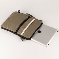 Canvas-Tablettasche – Oliv