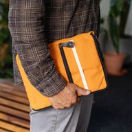 Tablet-Tasche aus Canvas – Orange