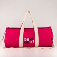 Sporttasche „Don't Quit“ – Kirschrosa