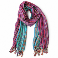 Nomad Sari Travel Blessing Schals Starter-Set – 72 Schals + GRATIS Verkaufsständer