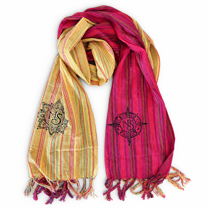 Nomad Sari Travel Blessing Schals Starter-Set – 72 Schals + GRATIS Verkaufsständer