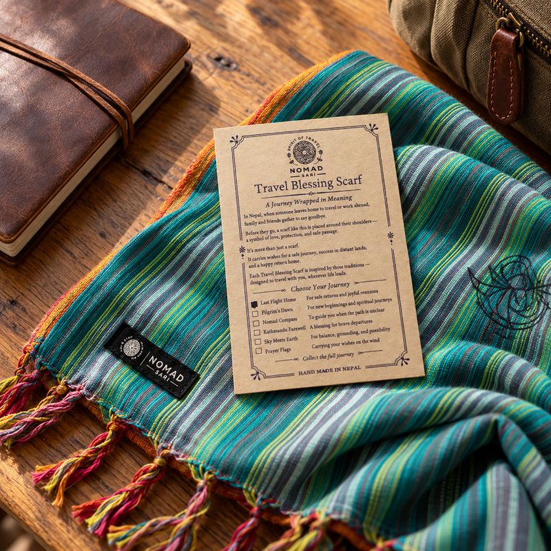 Nomad Sari Travel Blessing Schals Starter-Set – 36 Schals