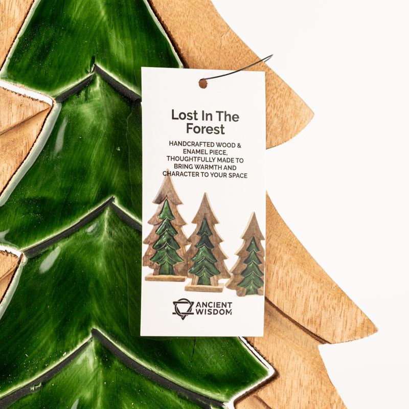 Lost in the Forest – 3D-Baum, mittel (29 x 18,5 x 2,5 cm)